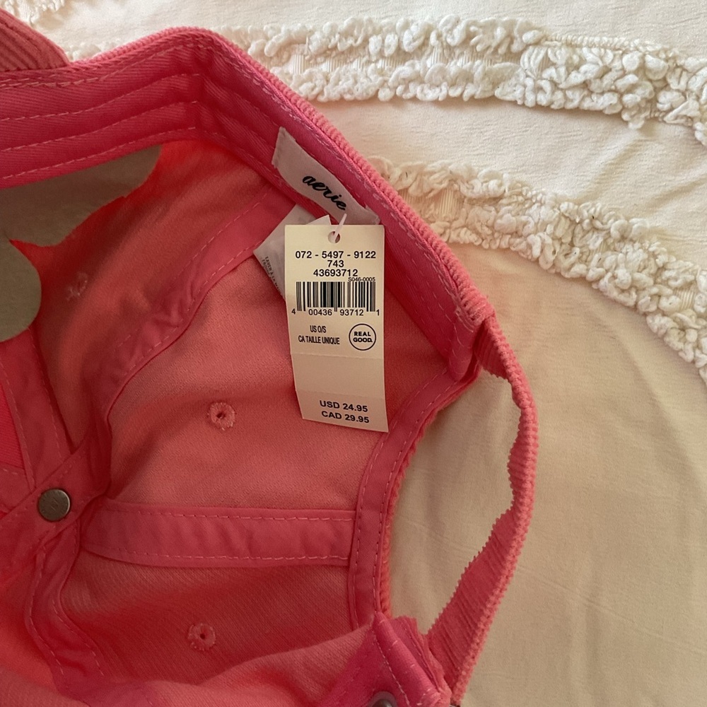 Aerie Pink woman Hat with Embroidery - Picture 6 of 7